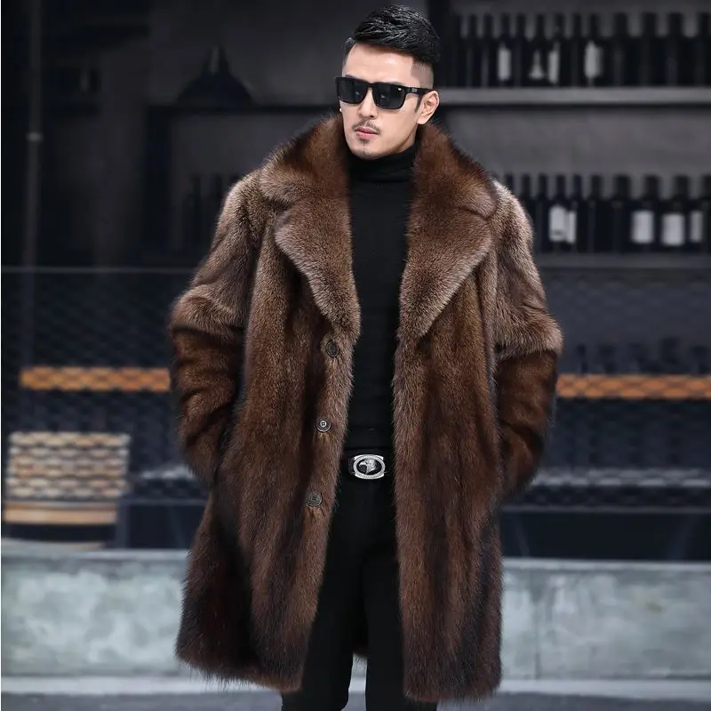 Quality Winter Clothing - 럭셔리 브랜드 남성 의류 모피 자켓