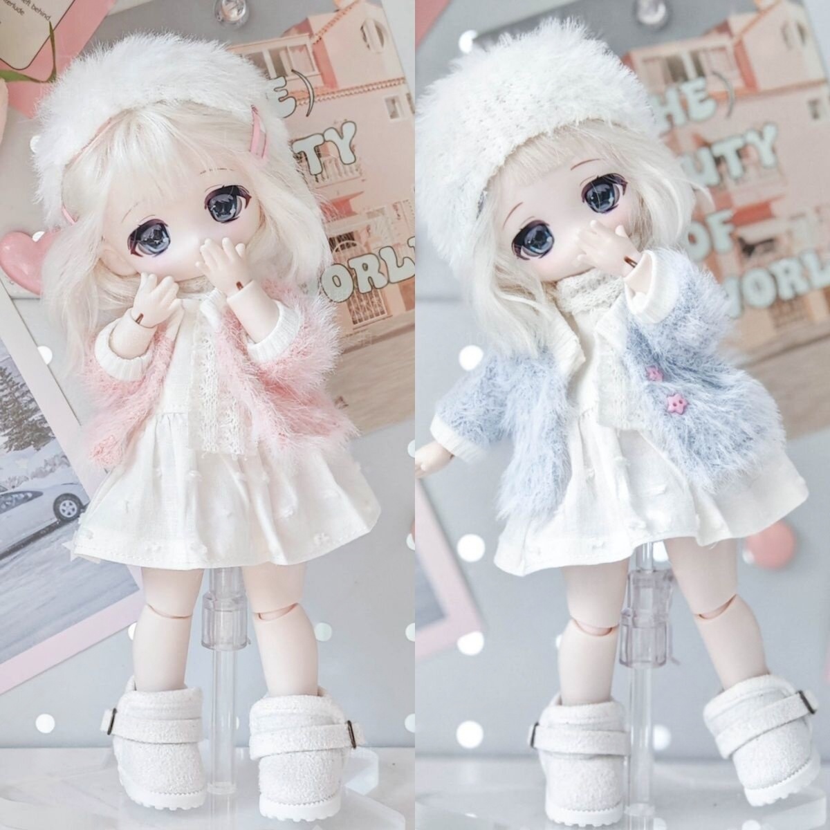 Winter Clothing Options - 보니 버니 드림 BJD 인형 옷