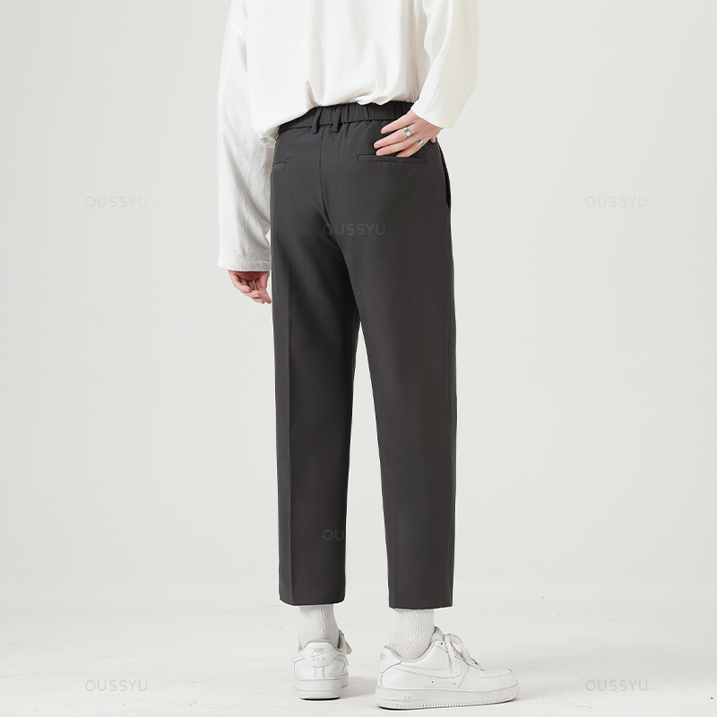 브랜드 의류 스무스 수트 팬츠 남성 비즈니스 정장 발목 - Winter Clothing Work 리뷰 및 가격