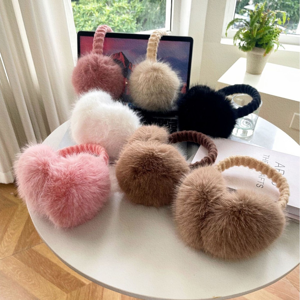 Anjj 새로운 귀마개 겨울 따뜻한 방풍 부드러운 플러 - Winter Clothing Earmuffs 리뷰 및 가격