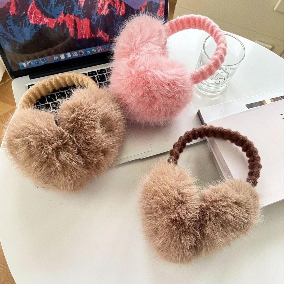Anjj 새로운 귀마개 겨울 따뜻한 방풍 부드러운 플러 - Winter Clothing Earmuffs 리뷰 및 가격