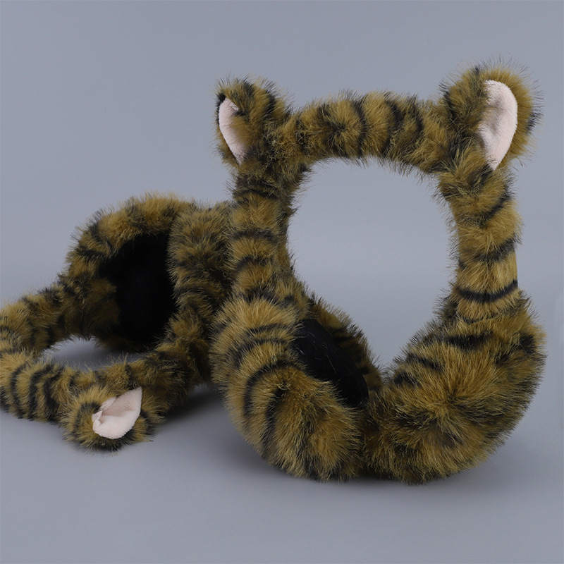 Anjj 고양이 스타일 귀마개 패션 재미 있은 레오파드 - Winter Clothing Earmuffs 리뷰 및 가격