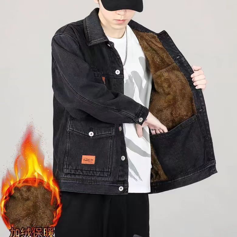 겨울용 보온 및 두꺼운 데님 재킷, 양털 안감, 튼튼한 - Winter Clothing Work 리뷰 및 가격