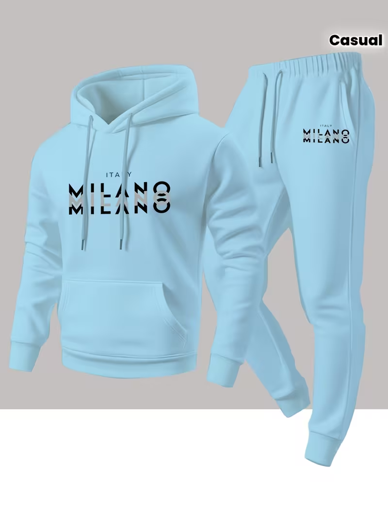 남성용 인기 패션 레터 프린트 세트 투피스 후드티 따뜻 - Winter Clothing Hoodie 리뷰 및 가격