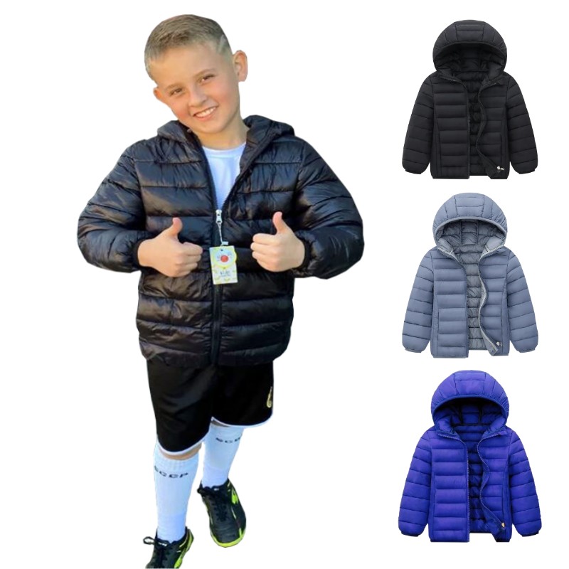 아동용 후드 경량 다운 재킷, 소년 소녀 코트, 십대  - Winter Clothing For Boys 리뷰 및 가격