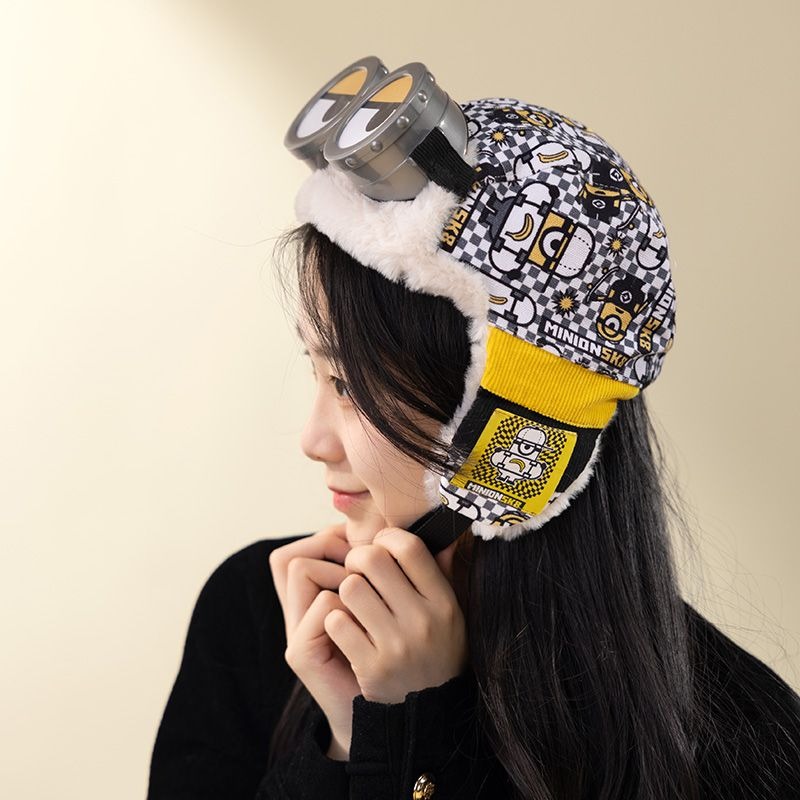 미니언즈 남성 여성 패션 따뜻한 봄버 모자, 야외 추운 - Winter Clothing Earmuffs 리뷰 및 가격