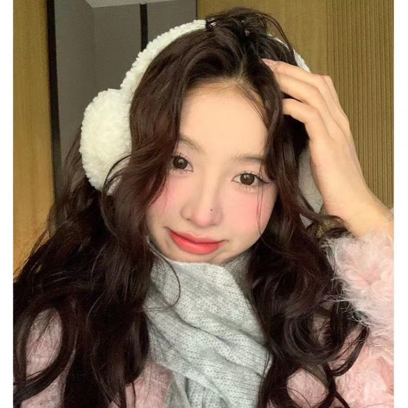 미니멀리스트 Lambswool 플러시 귀마개 겨울 패션 - Winter Clothing Earmuffs 리뷰 및 가격