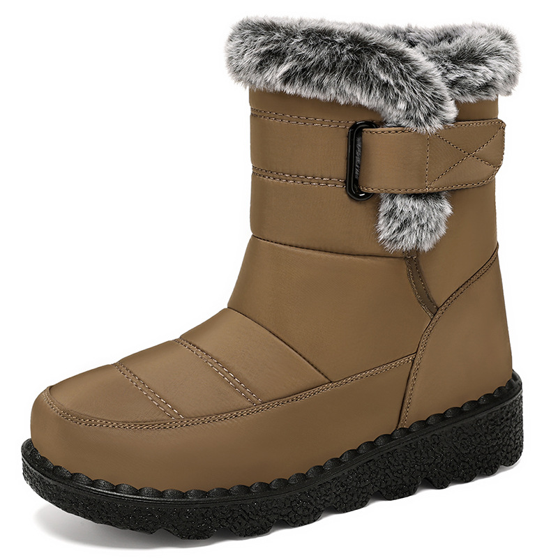 여성용 중간 길이 스노우 부츠, 퍼 안감, 방수, 미끄 - Snow Boot Fur Lined 리뷰 및 가격