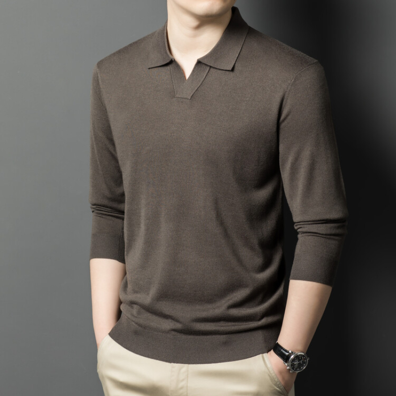 브이넥 디자인의 남성용 풀오버 스웨터, 비즈니스 캐주얼 - Quality Winter Clothing 리뷰 및 가격