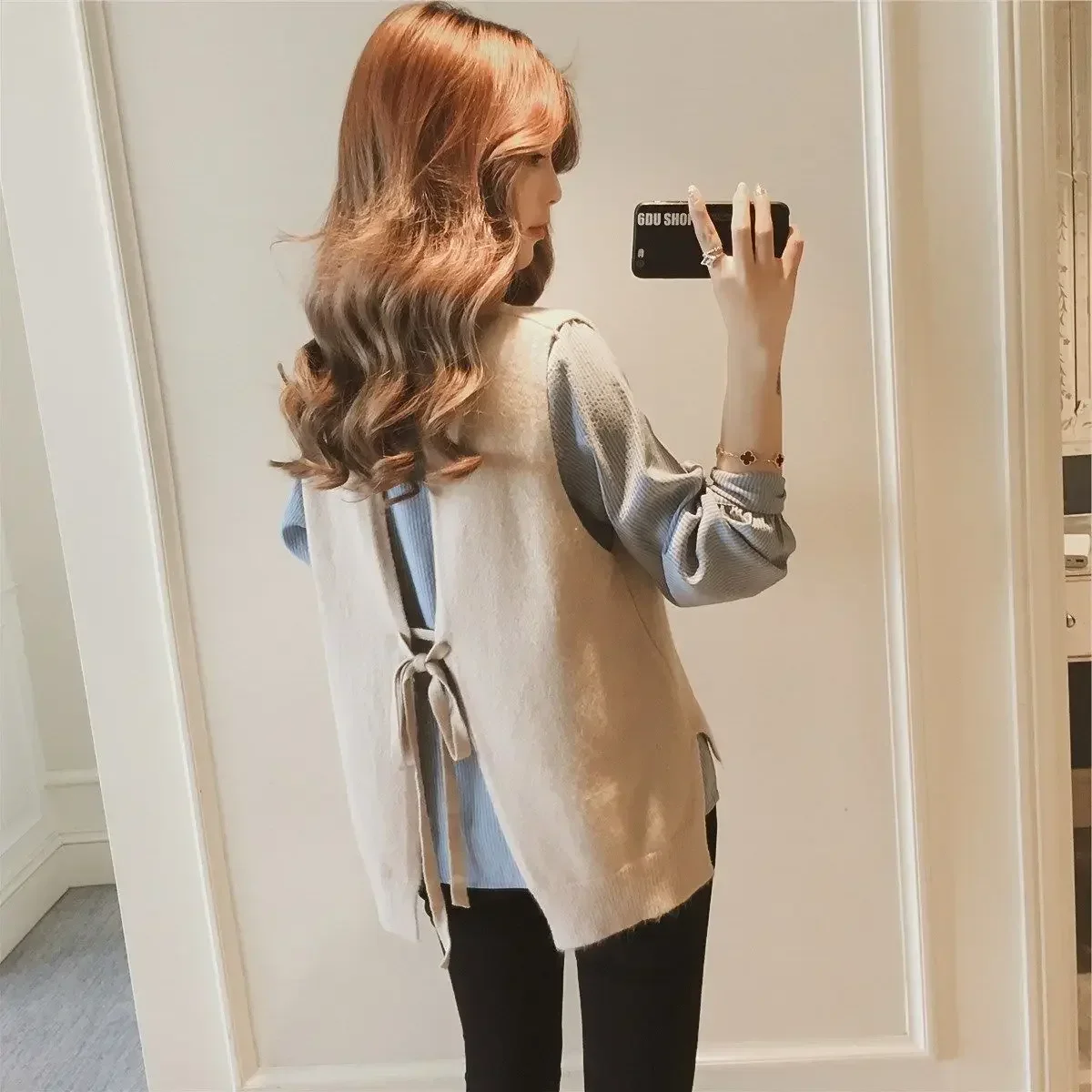 여성용 니트 조끼, 한국 스타일 의류, 패션 조끼, 용 - Winter Clothing Offer 리뷰 및 가격
