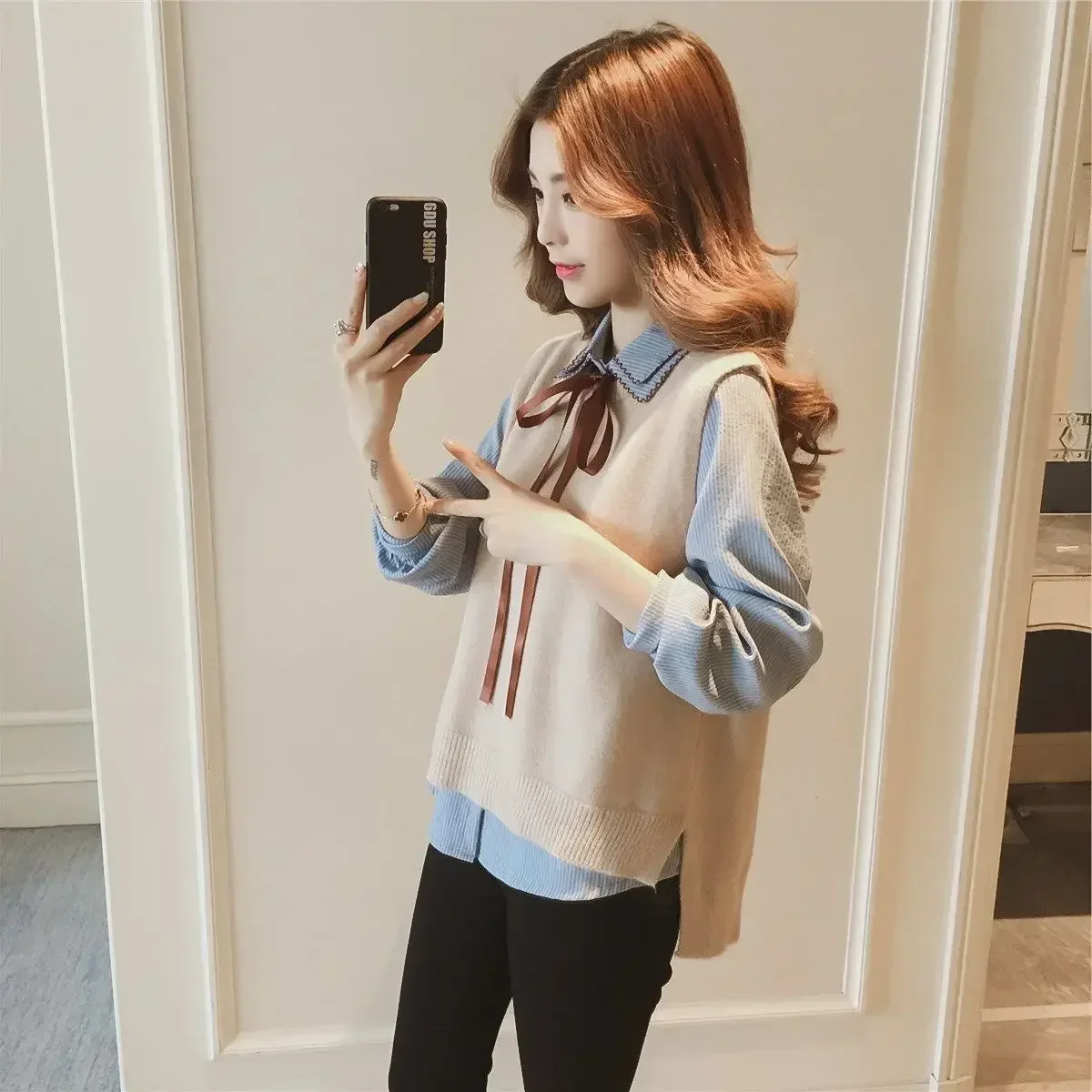 여성용 니트 조끼, 한국 스타일 의류, 패션 조끼, 용 - Winter Clothing Offer 리뷰 및 가격