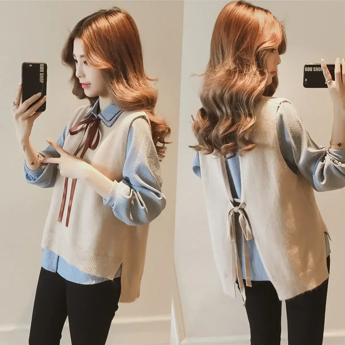 여성용 니트 조끼, 한국 스타일 의류, 패션 조끼, 용 - Winter Clothing Offer 리뷰 및 가격