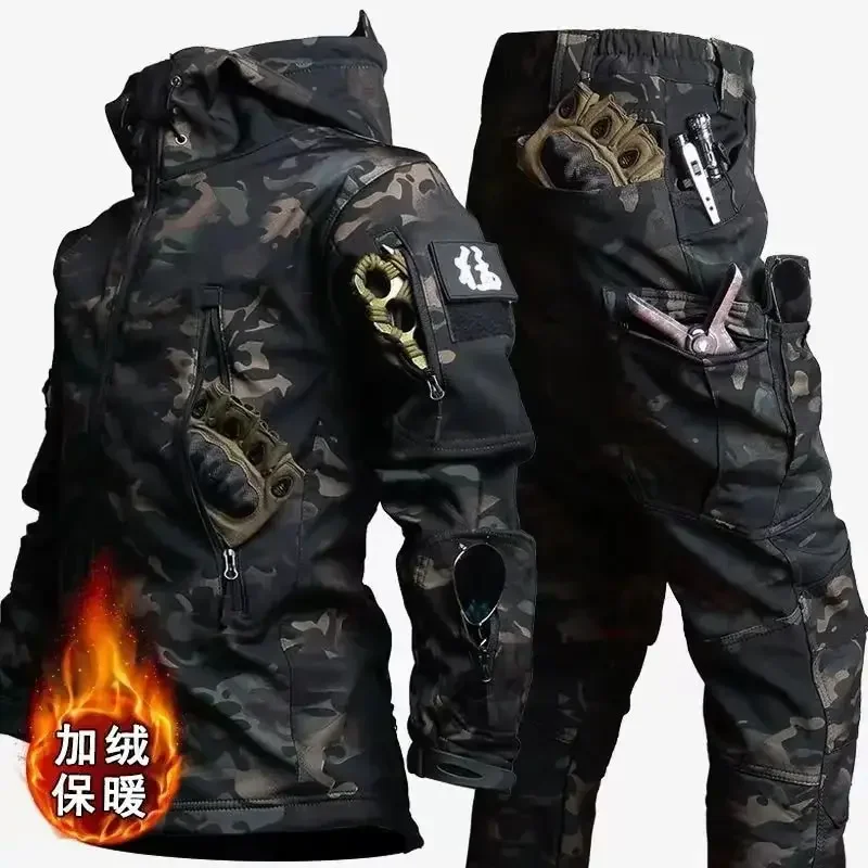남성용 두꺼운 부드러운 쉘 겨울 작업 상어 가죽 스톰  - Winter Clothing Work 리뷰 및 가격