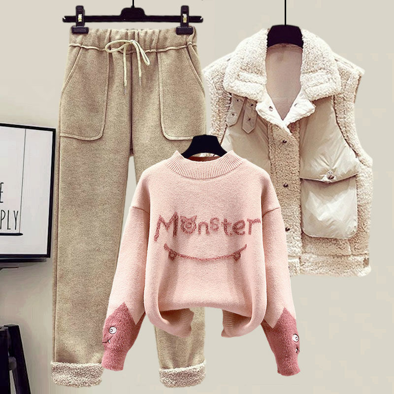 2024 겨울 새로운 캐시미어 조끼 코트 자수 니트 스 - Winter Clothing Sale 리뷰 및 가격
