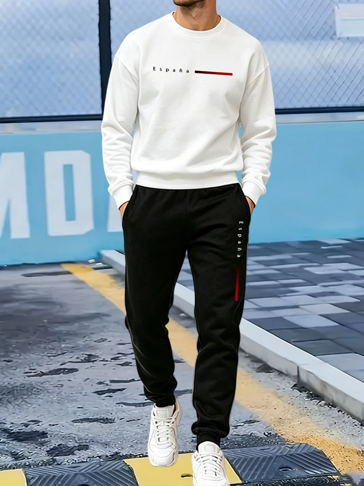 핫세일 트랙슈트 남성 캐주얼 O넥 풀오버 스웨트셔츠 야 - Winter Clothing Sale 리뷰 및 가격