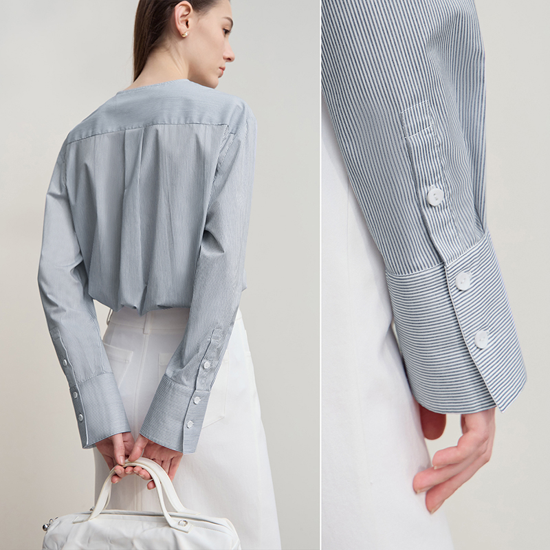 AMII 여성 셔츠 2025 가을 신상품 입체 장식 코 - Winter Clothing Trends 2025 리뷰 및 가격