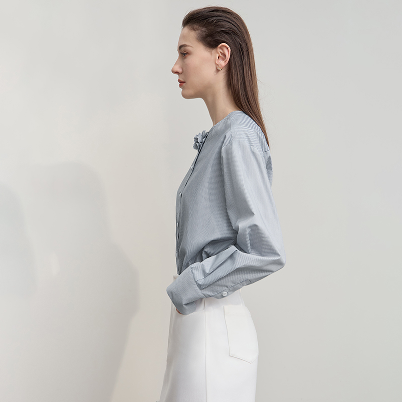 AMII 여성 셔츠 2025 가을 신상품 입체 장식 코 - Winter Clothing Trends 2025 리뷰 및 가격