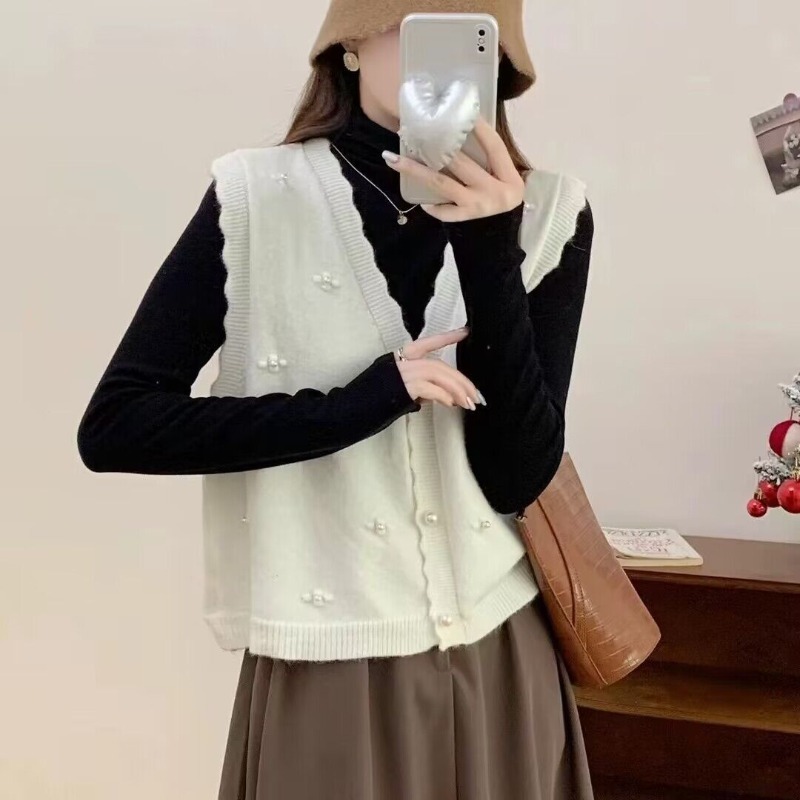 여성용 핑크 니트 조끼 캐주얼 Y2K 의류 트렌드 20 - Winter Clothing Offer 리뷰 및 가격