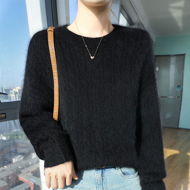 100% 밍크 캐시미어 스웨터 여성 패션 가을 겨울 두 - Winter Clothing Offer 리뷰 및 가격