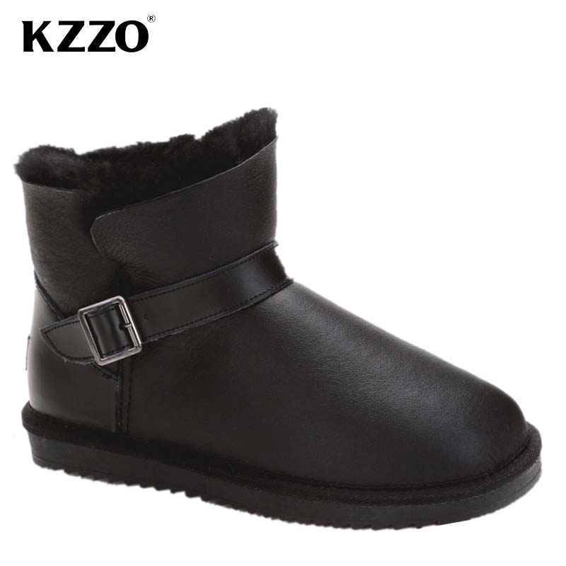 KZZO 2025 신사복 캐주얼 진짜 양피 가죽 겨울  - Snow Boot Fur Lined 리뷰 및 가격