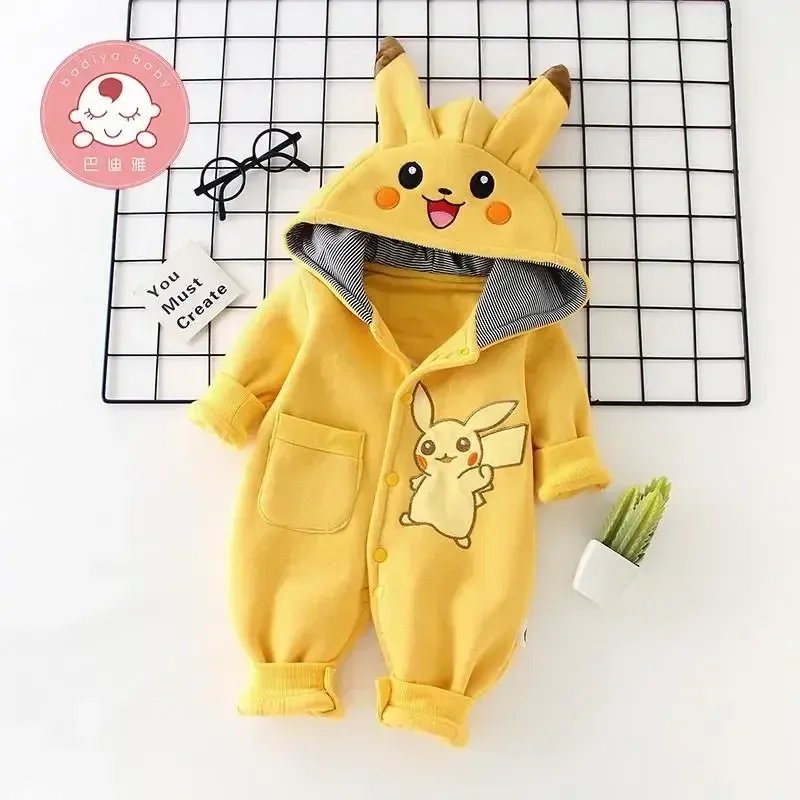 만화 포켓 몬스터 아기 잠옷 신생아 귀여운 겨울 긴팔  - Winter Clothing Cute 리뷰 및 가격