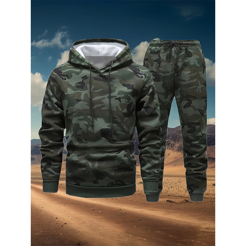가을 위장 3D 프린트 후드티 바지 세트 남녀 후드 스 - Winter Clothing Hoodie 리뷰 및 가격