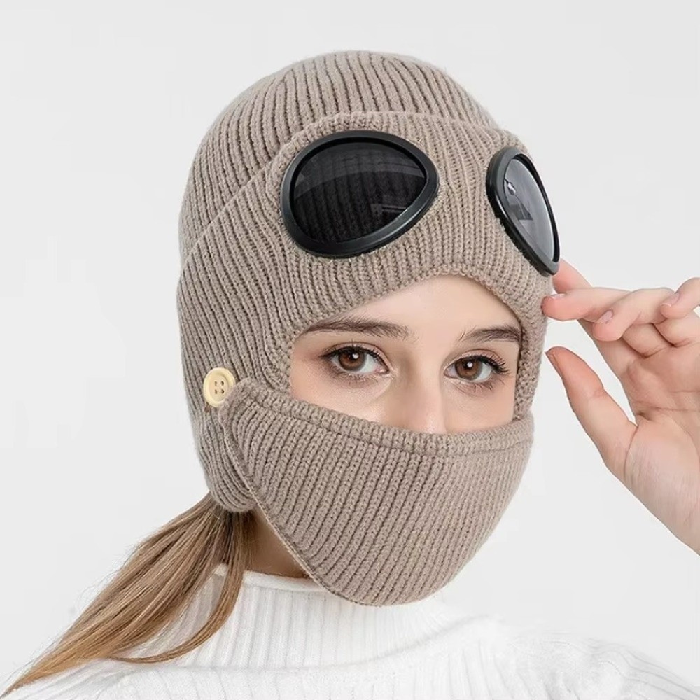 플리스 안감 따뜻한 모직 모자 마스크 의류 액세서리 한 - Winter Clothing Earmuffs 리뷰 및 가격
