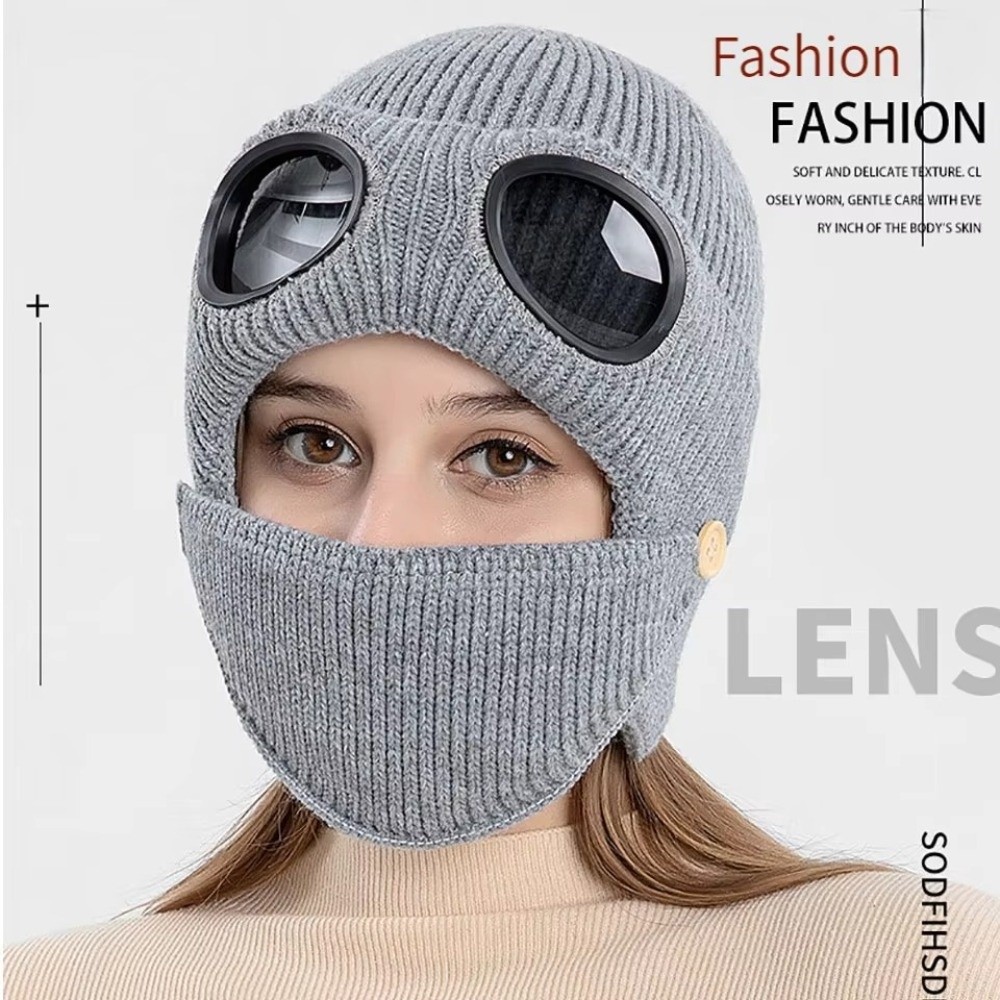 플리스 안감 따뜻한 모직 모자 마스크 의류 액세서리 한 - Winter Clothing Earmuffs 리뷰 및 가격