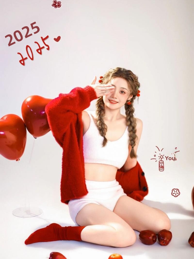 새로운 가을 겨울 빨간 스웨터 예술적 사진 스튜디오 소 - Winter Clothing Photo 리뷰 및 가격