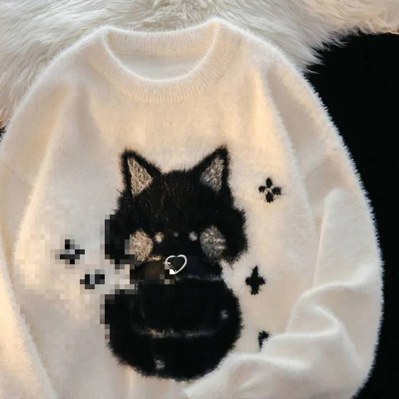 여성용 부드러운 밀랍 고양이 봉제 의상, 미국 복고풍, - Winter Clothing Cute 리뷰 및 가격