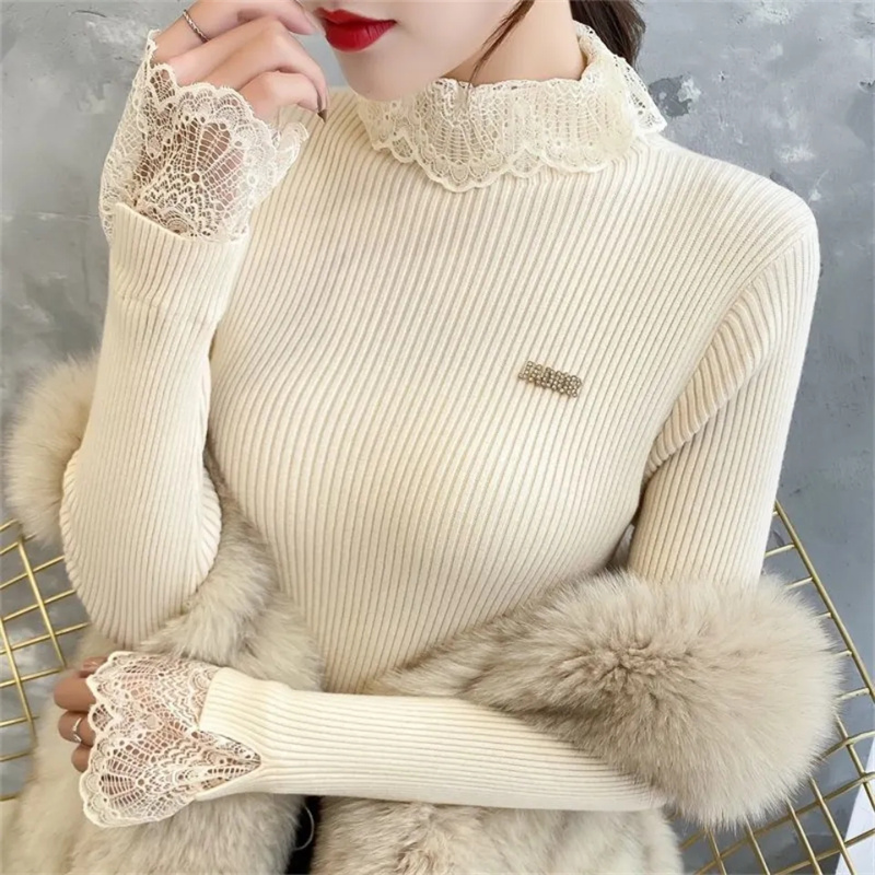 여성 스웨터 풀오버 겨울 니트 터틀넥 긴 소매 슬림 점 - Winter Clothing Trends 2025 리뷰 및 가격