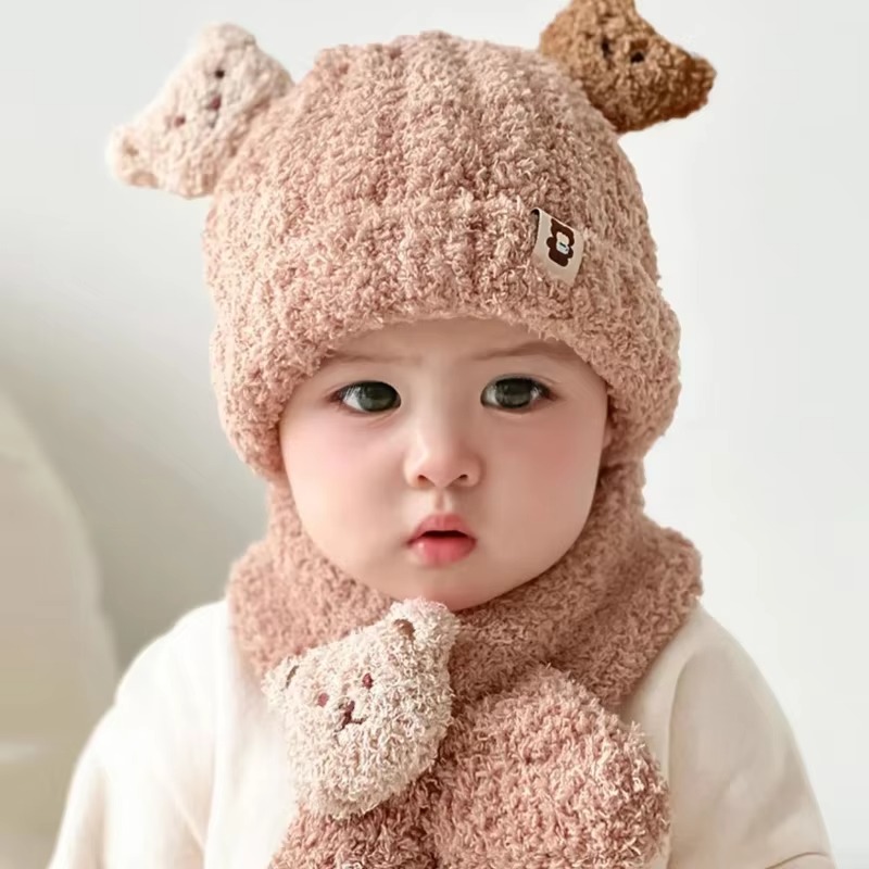 1-10PCS 소녀 소년을위한 아기 모자 스카프 겨울  - Winter Clothing For Boys 리뷰 및 가격