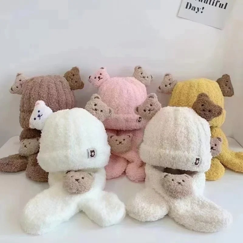 1-10PCS 소녀 소년을위한 아기 모자 스카프 겨울  - Winter Clothing For Boys 리뷰 및 가격